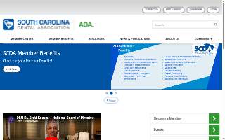 South Carolina Dental Association website