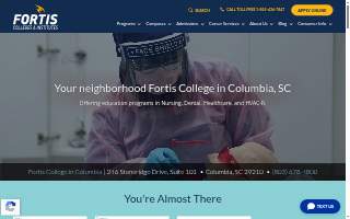 Fortis College in Columbia website