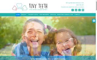 Tiny Teeth Pediatric Dentistry website