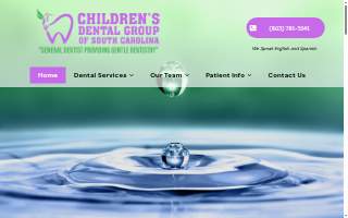 Children's Dental Group of South Carolina website