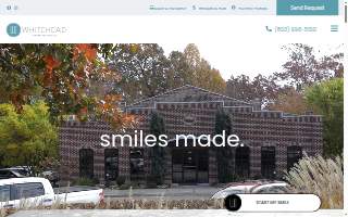 Whitehead Orthodontics website