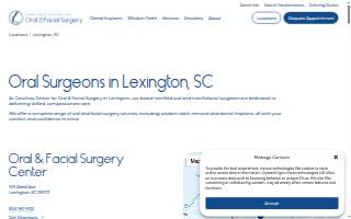 Carolinas Center for Oral & Facial Surgery of Lexington website