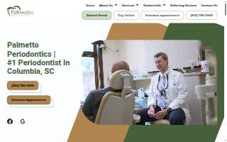 Palmetto Periodontics website