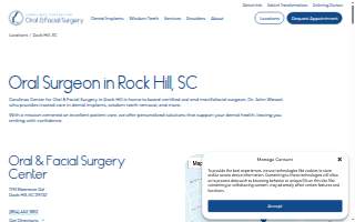 Carolinas Center for Oral & Facial Surgery of Rock Hill website