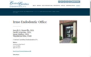 Central Carolina Endodontics - Irmo website