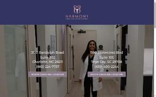 Harmony Oral Surgery- Dr. Patel website
