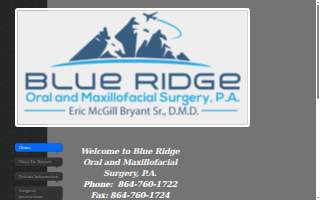 Blue Ridge Oral and Maxillofacial Surgery, P.A. website