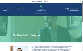 Dr. Dustin Hedgpeth website