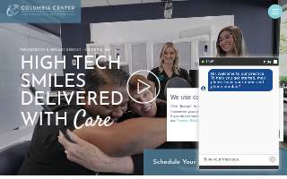 Columbia Center for Implants & Periodontics website
