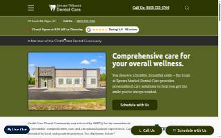 Spears Market Dental Care website