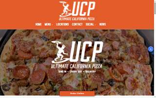 Ultimate California Pizza website