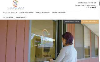 Columbia Family Dentist website