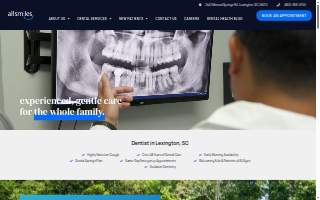 All Smiles Dental website