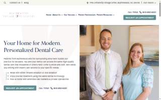 Blythewood Village Dentistry website