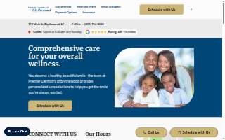 Premier Dentistry of Blythewood website