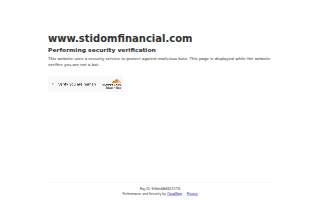 Stidom Financial Advisors website
