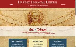 DaVinci Financial Designs LLC website