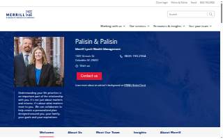 Merrill Lynch Financial Advisor Brian Palisin website