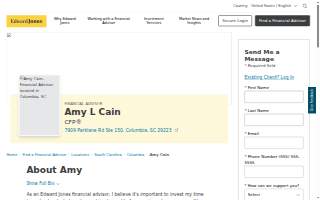 Edward Jones - Financial Advisor: Amy L Cain, CFP® website