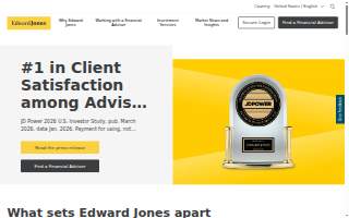 EdwardJones website