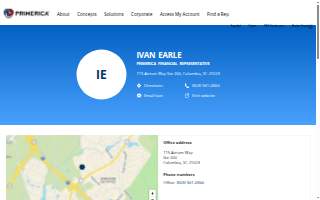 Ivan Earle: Primerica - Financial Services website