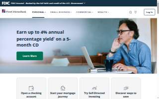 First Citizens Bank of Columbia website
