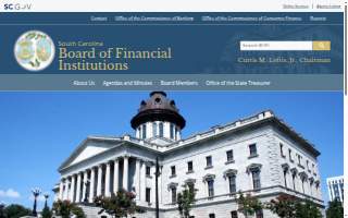 SC Board of Financial Institutions website