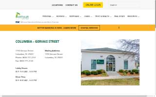 Arthur State Bank of Columbia website