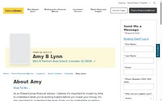 Edward Jones - Financial Advisor: Amy B Lynn website
