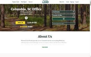 National Land Realty - Columbia website