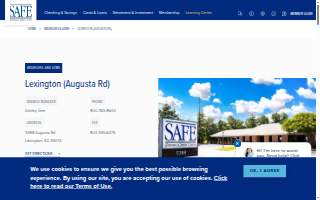 SAFE Federal Credit Union of Lexington website
