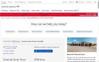 Bank of America Financial Center website