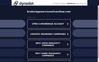 Brokerage Services of Carolina website