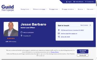 Guild Mortgage - Jesse Barbaro website