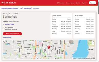 Wells Fargo Bank of Jacksonville website