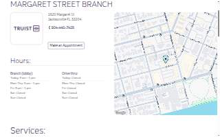 Truist of Jacksonville website