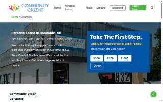 Community Credit of Columbia website