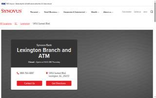 Synovus Bank of Lexington website