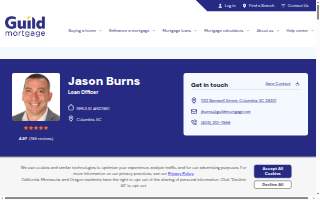 Guild Mortgage - Jason Burns website