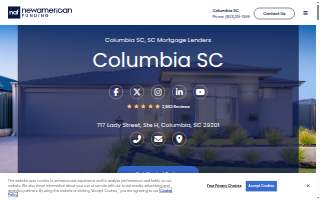 New American Funding - Columbia website