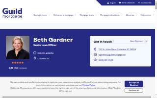 Guild Mortgage - Beth Gardner website