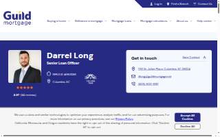 Guild Mortgage - Darrel Long website
