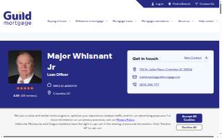 Guild Mortgage - Major Whisnant website