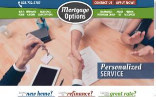 Mortgage Options, Inc. website