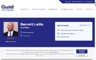 Guild Mortgage - Barrett Lollis website