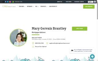 Mary Gervais Brantley - Mortgage Advisor website