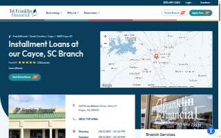 1st Franklin Financial of Cayce website