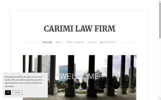 Carimi Law Firm, LLC website