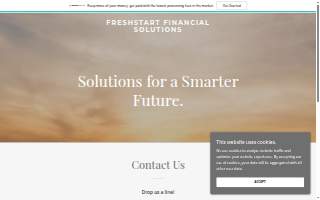 Fresh Start Financial Solutions website