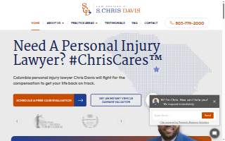 Law Offices of S. Chris Davis website